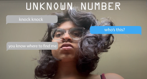 A thumbnail from Revenge of the AI of an unknown number and a glitched screen.